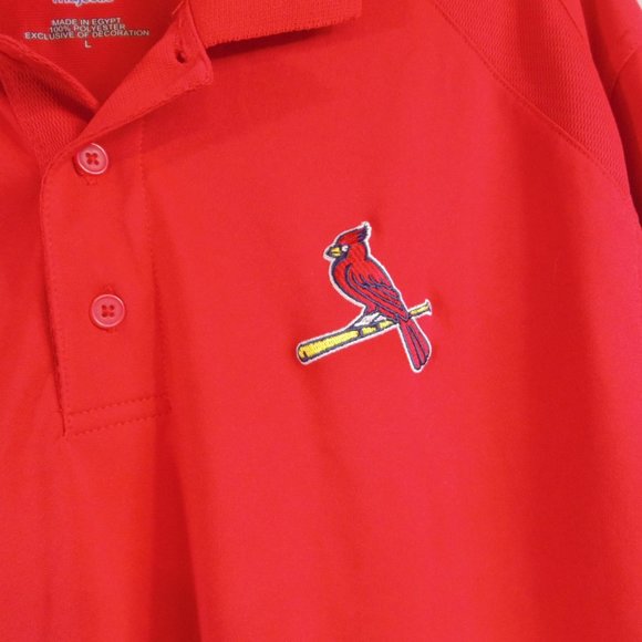 Majestic St. Louis Cardinal Polo size Large - Picture 3 of 5